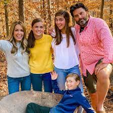 Christi Paul, her husband Peter and her three daughters