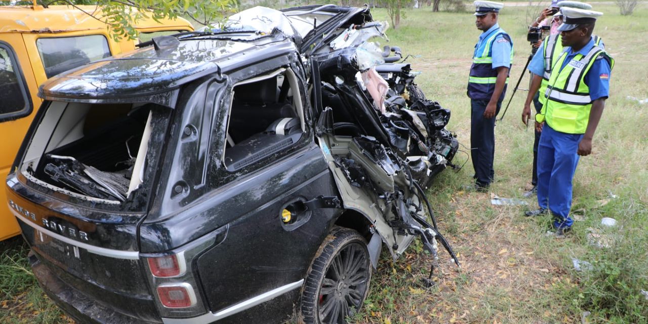 range rover accident